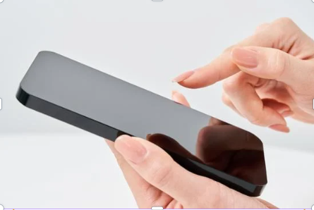 Holding a mobile phone